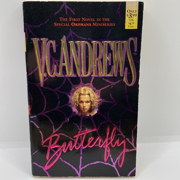 V.C. Andrews 4 Book Bundle Butterfly Crystal Brooke Raven Novels 1998 - Picture 2 of 11